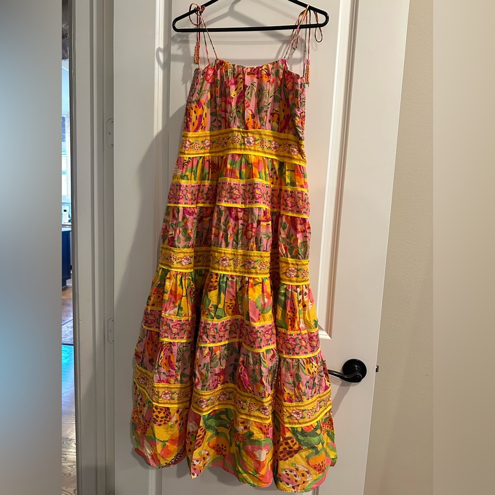 FARM Rio Mixed Fruits Midi dress